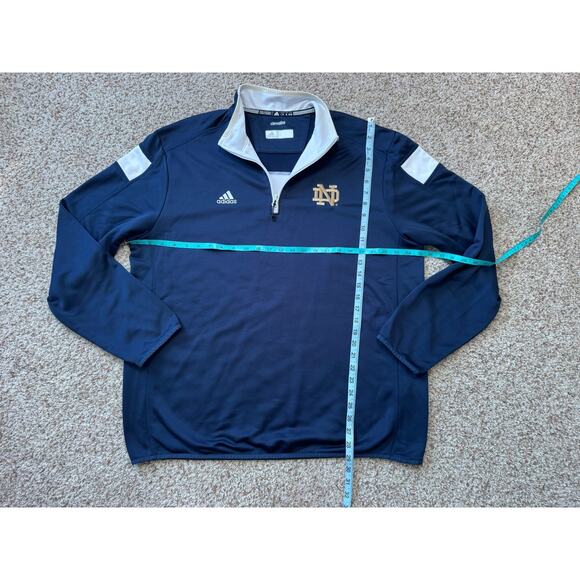 Adidas Notre Dame pullover sweatshirt/hoodie, size XL, Climalite, Fighting Irish - Picture 6 of 12